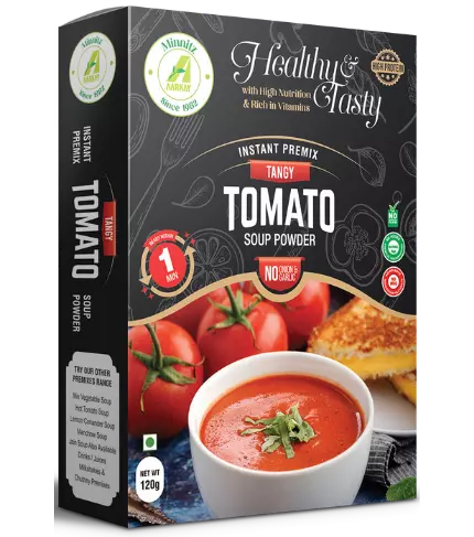 Natural Instant Tomato Soup Premix Powder(No Onion & Garlic) | High Protein | Ready In 1 Minute | No Chemical | No Preservatives