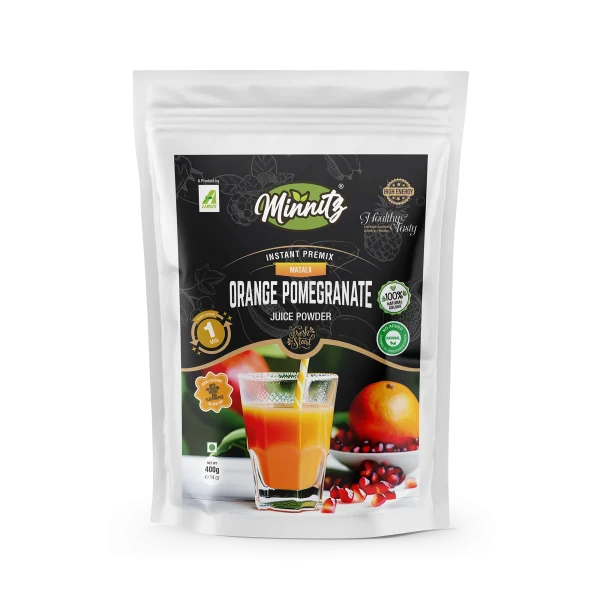 Natural Instant Masala Orange Pomegranate Juice Premix Powder